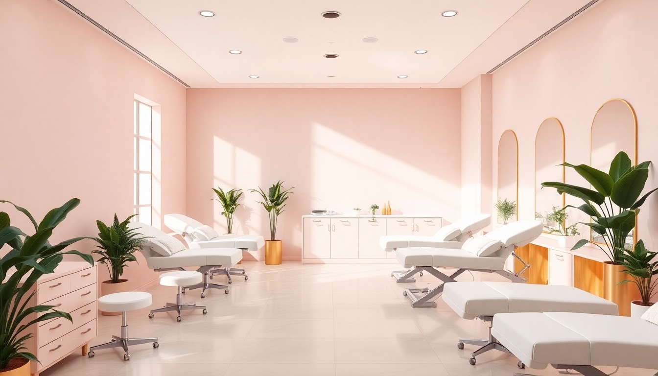 Bright, calm treatment room